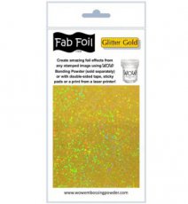 Fab foil glitter gold