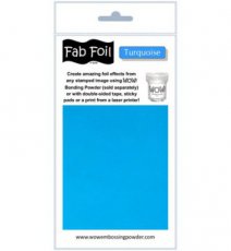 Fab foil turquoise
